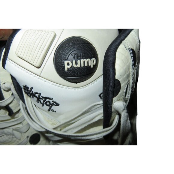 REEBOK X Melody Eshani Make Love Blacktop Pump Wedge Polka Dots Chalk White 10 - Picture 4 of 14